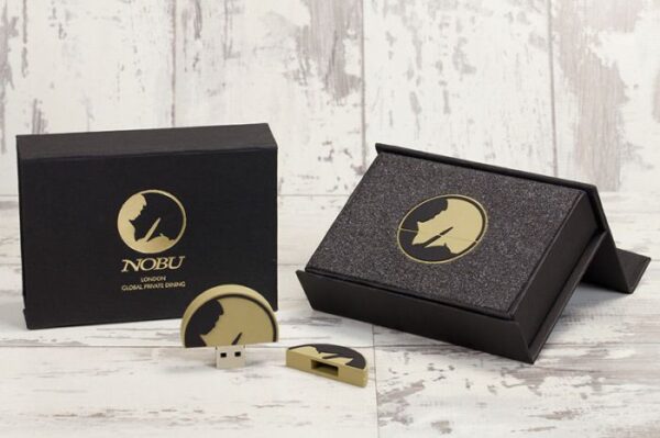 Gift Black Box - กล่องกระดาษดำ สกรีนโลโก้ ฝาเปิดติดแม่เหล็ก - Image 7