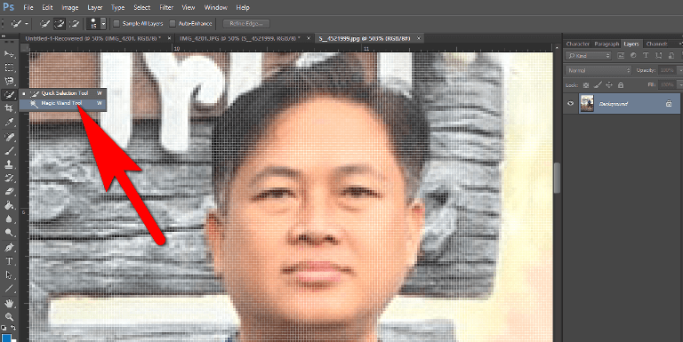 ตัดปะภาพหัวคน-photoshop